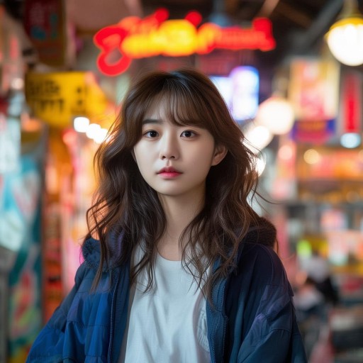 韓國(guó)緊身牛仔褲女主播，時(shí)尚魅力的顛覆性詮釋