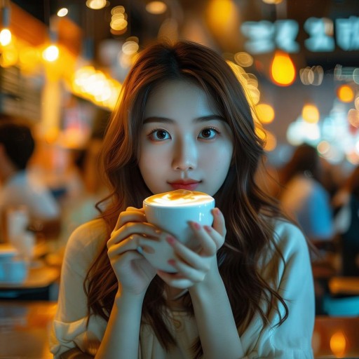 韓國(guó)女主播拿鐵咖啡視頻爆火，現(xiàn)象解析與爭(zhēng)議背后的社交狂歡