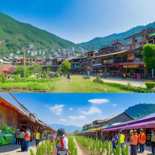 潛江市老新鎮(zhèn)全面推進(jìn)鄉(xiāng)村振興，全力打造宜居宜業(yè)新典范