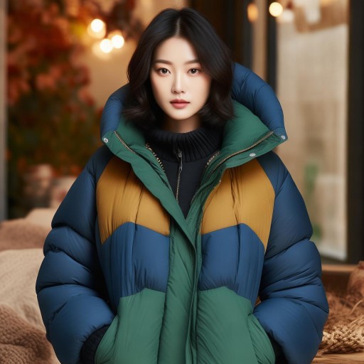 秋冬羽絨服直播女主播，時尚與溫暖的完美結(jié)合