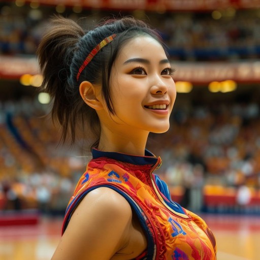 籃球女主播四川妹子，麻辣甜美的賽場(chǎng)風(fēng)云使者