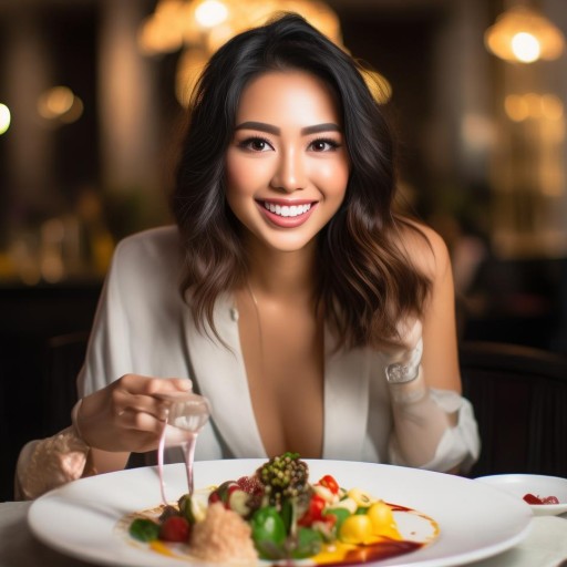 美女主播試吃東西直播，美食與顏值的雙重盛宴