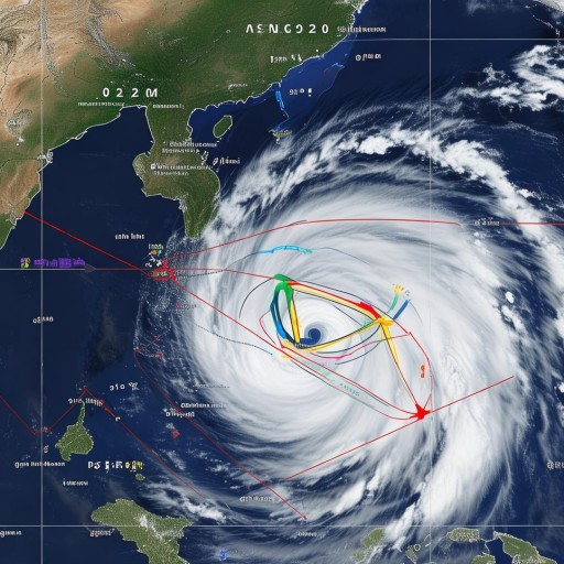 臺(tái)風(fēng)實(shí)時(shí)路徑與強(qiáng)度