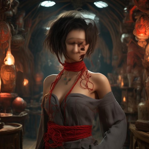腰上紅繩的短發(fā)女主播，時(shí)尚符號(hào)還是神秘信仰？
