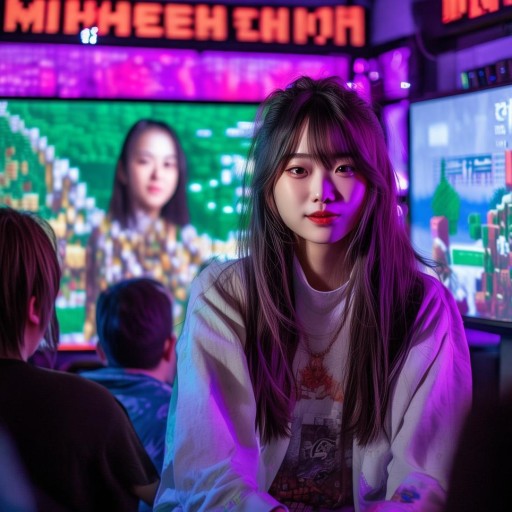 揭秘人氣爆棚的我的世界韓國(guó)女主播視頻，為何她的直播備受追捧？