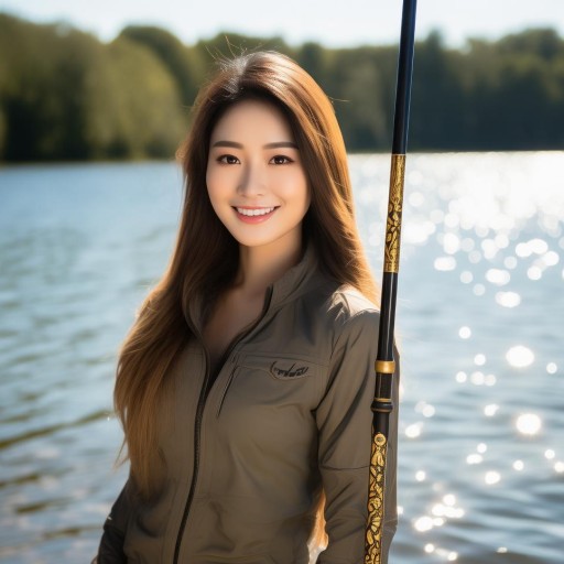 雷臣釣具美女主播，漁樂界的靚麗風景線
