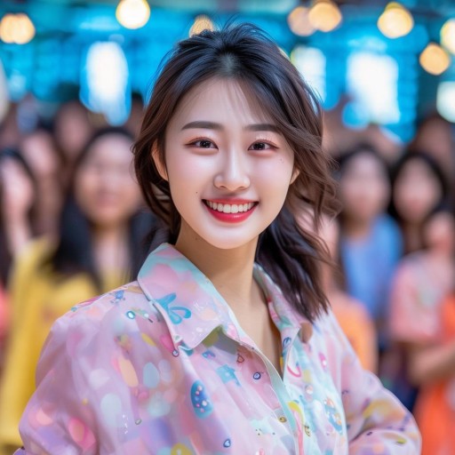 韓國(guó)跳舞女主播可愛(ài)圖片，魅力與影響力的完美展現(xiàn)
